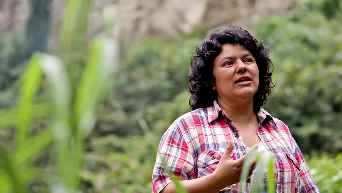 Berta Caceres 2015 Goldman Environmental Award Recipient