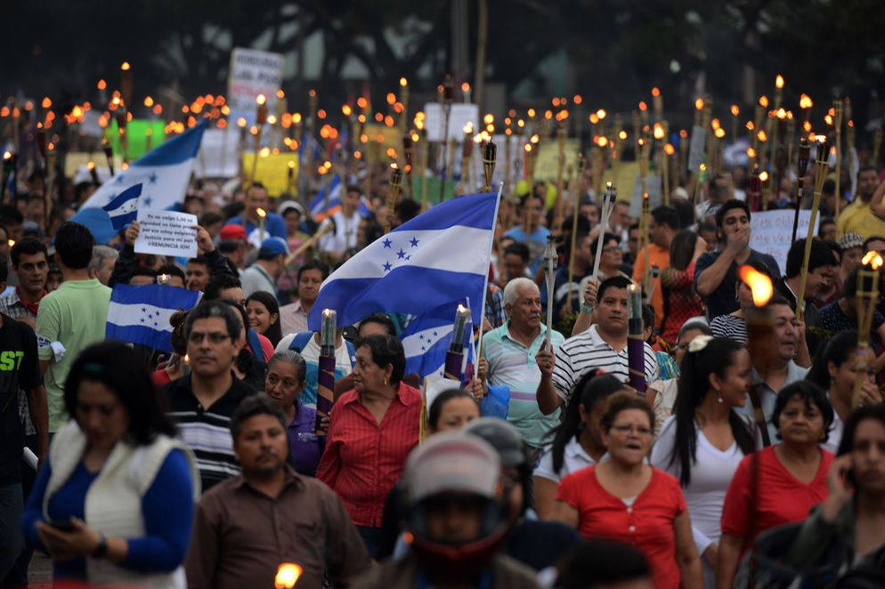 Honduras protesta